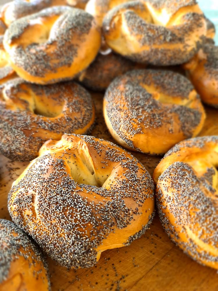 Sourdough Poppy Seeds Bagel